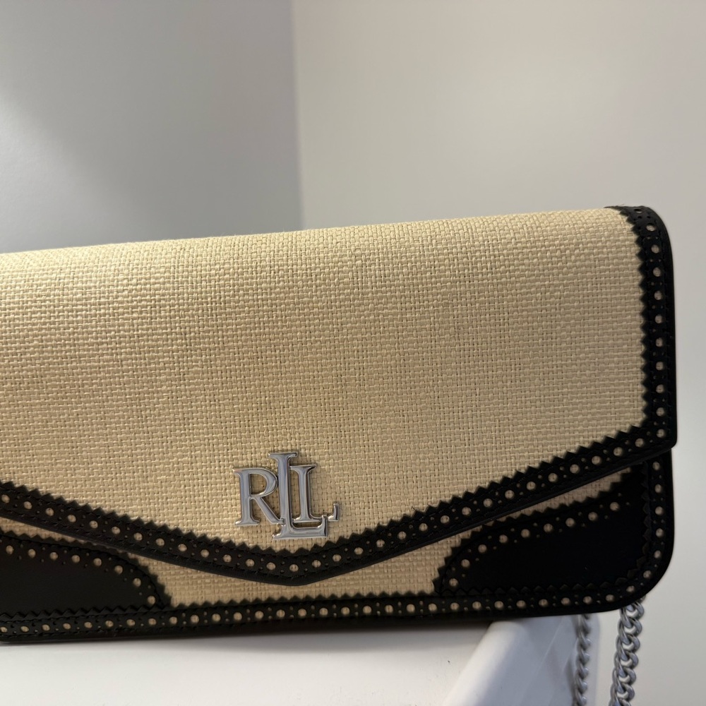 Black and Cream Clutch